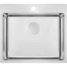 Olfato Chiuvetă din inox, 1-cuvă Finisaj: Oțel periat ZPO_010B