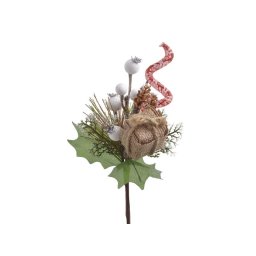 Crenguta brad artificial+cadou+bobite pentru decoratiuni craciun