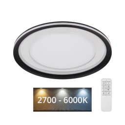 Plafonieră LED dimabilă CLARINO LED/24W/230V Globo 48918-24 + telecomandă