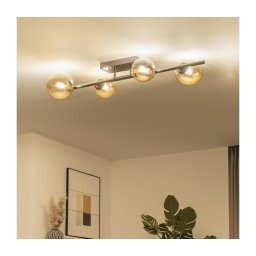 Brilagi - Plafonieră LED aplicată MILLA 4xG9/3W/230V negru crom/auriu