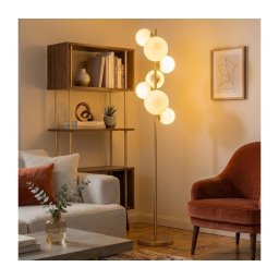 Lampadar LED Brilagi MILLA 7xG9/3W/230V auriu/alb