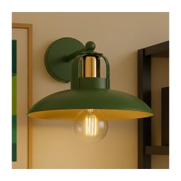 Aplică Brilagi FLAMENGO 1xE27/60W/230V verde