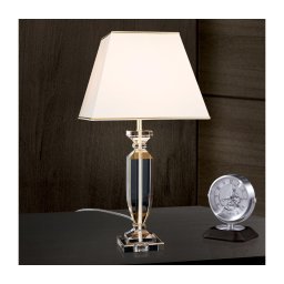 Lampă de cristal de masă Orion LA 4-1207 POKAL 1xE27/60W/230V crem/transparent