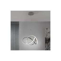 Lustră LED pe cablu ONLI LOOP LED/40W/230V 4000K crom lucios