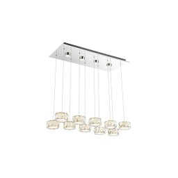 Lustră LED pe cablu Globo 49350-92H AMUR LED/92W/230V 4000K