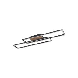 Plafonieră LED Globo 67208-30 DAKARI LED/30W/230V 3000K 60x80 cm negru