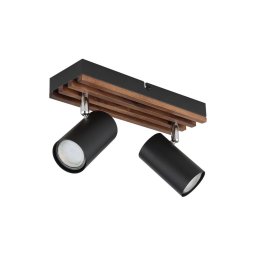 Spot Globo 57909-2 KAYDEN 2xGU10/25W/230V negru
