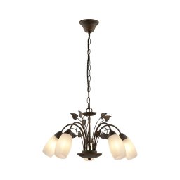 Lustră pe lanț Globo 30800523X VENEZIA 5xE14/40W/230V