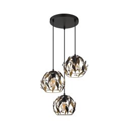 Lustră pe cablu Globo 15759-3HR MIKA 3xE27/40W/230V d. 41 cm