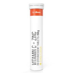 GymBeam Vitamina C + Zinc efervescent 12 x 20 tab citrice