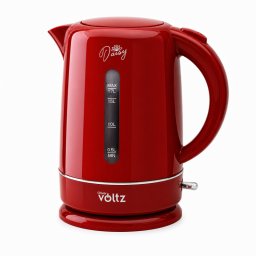 Cana electrica Oliver Voltz Daisy OV51230W, 2200W, 1.7 L, Oprire automata, Rosu
