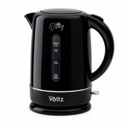 Cana electrica Oliver Voltz Daisy OV51230W, 2200W, 1.7 L, Oprire automată, Negru