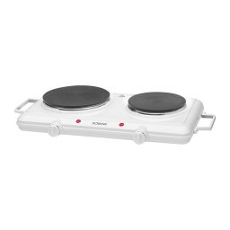 Plita Bomann double hotplate DKP 5028 CB - Plita mobila, 2500W, 2 zone, Alb