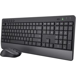 TRUST 24919 Trezo Wireless set maghiar negru