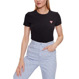 GUESS T-Shirt Ss Cn Mini Triangle W2YI44J1314 jblk jet black a996