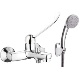 Boro Baterie pentru cadă, cu set de duș, cu mâner Clinic Finisaj: Crom BMO_011C