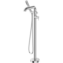 Silia Baterie pentru cadă, de sine stătător, cu set de duș Finisaj: Crom BQS_017M