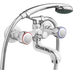 Teno Baterie pentru cadă, cu set de duș Finisaj: Crom BON_011D