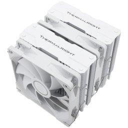 Peerless Assassin 120 White, 2 ventilatoare de 120 mm, 1550 rpm, Alb