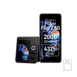 Smartphone nubia Flip 2 256GB 8GB RAM 5G Dual SIM Black