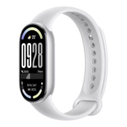Bratara fitness Smart Band 10, Autonomie 21 zile, Argintiu