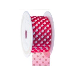 Rola organza 4 cm cu puncte