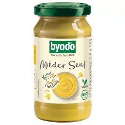 Mustar Fin pentru Copii Eco 200ml Byodo