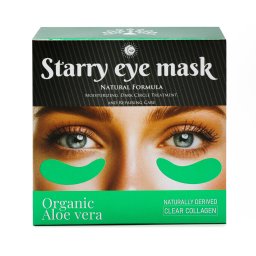 Mască pentru pleoape Starry, aloe vera, colagen clar de origine naturală