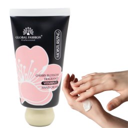 Cremă hidratantă pentru mâini cu vitamina E, Global Fashion, cu parfum de floare de cireș, 30 g