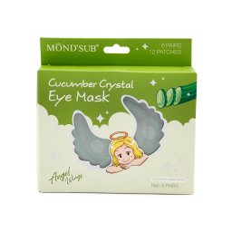 Mască pentru ochi Mond'Sub, cristal cu castravete, 12 bucăți