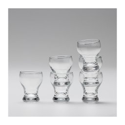 Set 6x pahar transparent pentru lichior