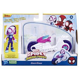SPIDEY PRIETENII EXTRAORDINARI SET MOTOCICLETA SI FIGURINA GHOST SPIDER 10CM SuperHeroes ToysZone