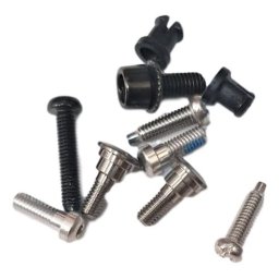 07 X9 Rd Composite Cage Screw/Bolt Kit - Silver-Black Ultimate FactoryBikes
