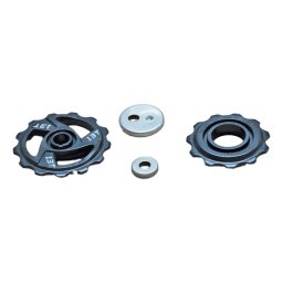 5.0 Rear Derailleur Pulley Assy - Silver-Black Ultimate FactoryBikes