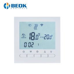 Termostat WiFi pentru centrala termica pe gaz si incalzire in pardoseala, Aplicatia mobila Smart Life, BeOk BOT-313WiFi SmartElectro IntelligentHouse