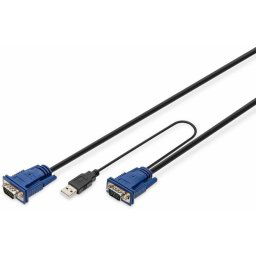 Digitus DS-19231 cabluri KVM Negru 1,8 m