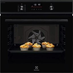 Cuptor incorporabil Electrolux EOD6F77H, Electric, 72 l, Autocuratare catalitica, SteamBake, Senzor gatire, Timer cu display electronic, Grill, Negru