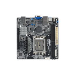 Placa de baza Asus P13R-I, 1x LGA1700 Intel Xeon E-24XX C262, (2xDIMM, 6x SATA, 1xM.2, 2x1GbE, ASMB11-iKVM, miniITX)