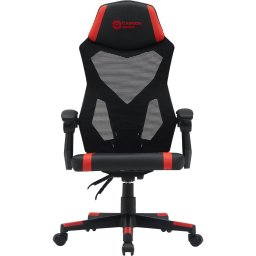 Scaun Gaming Canyon Flow CNE-MCH01, 120kg, Negru-Rosu