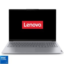 Laptop Lenovo ThinkBook 16 G8 IRL, Procesor Intel® Core™ 5 210H (12M Cache, up to 4.80 GHz), Display 16" WUXGA 1920 x 1200, IPS, Memorie RAM 32 GB DDR5, Capacitate 1 TB SSD M.2, Placa grafica integrata Intel Graphics, Gri, 21SH008JRI (INT Keyboard)