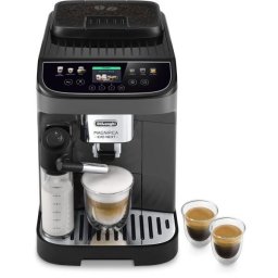 Espressor automat De’Longhi Magnifica Evo Next ECAM 310.60.GB, 1450W, 10 tipuri de bauturi, 15 bari, Carafa pentru lapte, Tehnologie LatteCrema, Gri-Negru