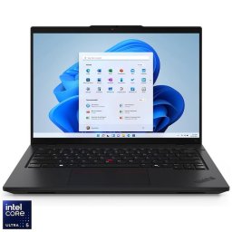 Laptop Lenovo ThinkPad L14 Gen 5, Procesor Intel Core Ultra 5 125U, Display 14" WUXGA 1920x1200, Memorie RAM 16GB DDR5, Capacitate de stocare 512GB SSD, Placa video integrata Intel Graphics, No OS, Negru (INT Keyboard)