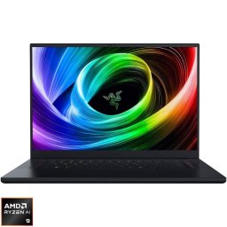 Laptop Gaming Razer Blade 16 cu procesor AMD Ryzen™ AI 9 365 pana la 5.0GHz, 16'', QHD+, 240Hz, OLED, 32GB LPDDR5X RAM, 1TB SSD, NVIDIA® GeForce RTX™ 5070 8GB GDDR7, Windows 11 Home, Anodized Black (INT Keyboard)