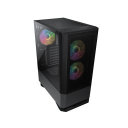 Carcasa COUGAR MX430 Mesh RGB, Mid Tower, tempered glass, Negru