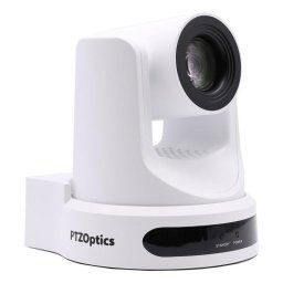 Cameră PTZOptics PTZOptics Move SE 20X albă FHD PTZ, zoom optic 20x cu funcție de urmărire automată, suportă video IP simultan (cu NDI nativ, SRT, RTMPS, RTSP), USB 3.0, 3G-SDI, ieșiri HDMI 2.0, PoE+, Alb