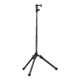 Trepied 2 in 1, Pentru Telefon, Camera Foto, 30-170cm, K&F KF09.120, aluminiu, Negru