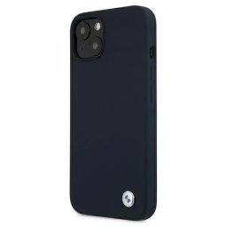 Husa Etui BMW BMHCP13SSILNA iPhone 13 mini 5,4" granatowy/navy hardcase Silicone Signature