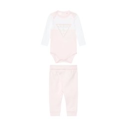 GUESS K Set Pentru copii Ls Body + Pants H5YW08J1314 f6ds pink and white combo