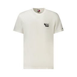 Tricou alb cu mânecă scurtă pentru bărbați