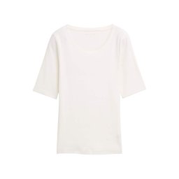TOM TAILOR Tricou alb